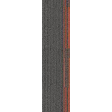 Ковровая плитка Interface Off Line 7559006 Pewter / Mandarin фото 1 | FLOORDEALER